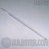 J230V-1500WB, 256mm J Series Ushio Quartz Halogen Lamp - Double Ended R7S-12 Recessed Single Contact Base - Operate �4� Horizontal - T2.5 Glass
