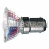 fst Ushio MR-11 Tungsten Halogen Series with a double contact bayonet base, low voltage, universal burn position, faceted reflector and a seventeen degree angle spot lamp. Only for use in approved halogen fixtures.