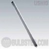 f15t8ww, 3000k Ushio Ultra 8 Series Linear Fluorescent Lamp with a long life, bi-pin base, universal burn position and cathode guard to prevent end darkening. It is energy efficient, TCLP compliant and designed to operate on a preheat ballast.