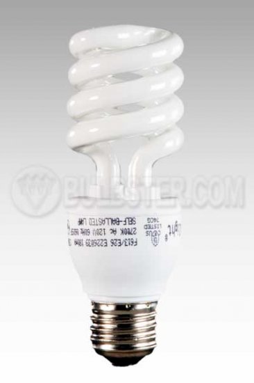 MEGALIGHT 13W SPIRAL COMPACT FLUORESCENT 5000k - Click Image to Close