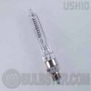 EVR Ushio JCV Series Tungsten halogen filled mini candelabra bulbs with an E11 base, 120V and universal burn position. For use only in approved enclosed halogen fixtures.