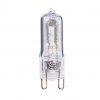 Q35G9/120 35W G9 JCD HALO.120V UV Stop. G9 Pin Blade has a unique flat pin fuse design that allows easy snap in/pull out and firmer fit with the socket. G9 meets new UL standards.