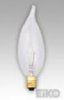 15CA8-130V Decorative Incandescent - Bent Tip; 15W 130V CA8 Frost Cand. Screw Brass Base