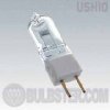 FLW Ushio JC Series Low Voltage Halogen bulb with a glass 2-pin base - GY6.35. For use only in approved enclosed halogen fixtures.