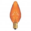 25F10A 25W F10 FIESTA AMBER. Fiesta bulb. Post lantern.