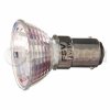 fsv Ushio MR-11 Tungsten Halogen Series with a double contact bayonet base, low voltage, universal burn position, faceted reflector and a thirty degree angle flood lamp. Only for use in approved halogen fixtures.