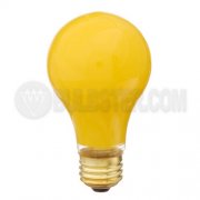 A19 Shape Yellow Bug Bulbs