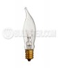 CFTC7.5 Compact Fluorescent 7.5W FLAME TWIST CL CAND. BASE