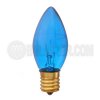C9BLU7T 7W C9 TRANS BLUE 130V