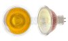 MR16EXN/YEL 50W MR16 YELLOW FL GU5.3 (EXN) Prism halogen lamp dichroic reflector