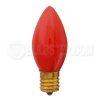 C9RED7C 7W C9 CERAMIC RED 130V