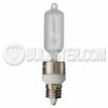 ete Ushio JCV Series Tungsten halogen filled mini candelabra bulbs with an E11 base, 120V and universal burn position. For use only in approved enclosed halogen fixtures.