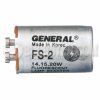 Fluorescent Starter fs-2 14, 15, 20W 120V Aluminum Case UL Replaces FS-22, S2, H-2X