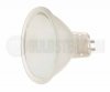 jr12v-35w/fr/fg Ushio Frostline Series Tungsten Halogen Lamp with 2 inch diameter frosted front glass and reflector surface, diffused halogen light and a universal burn position. For use only in approved halogen fixtures.