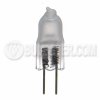 jc12v-20wf/g4, c-6, 2000 hours, frosted Ushio JC Series Halogen Low Voltage Bi-Pin bulb with a miniature 2-pin base - G4 - and universal burn position.